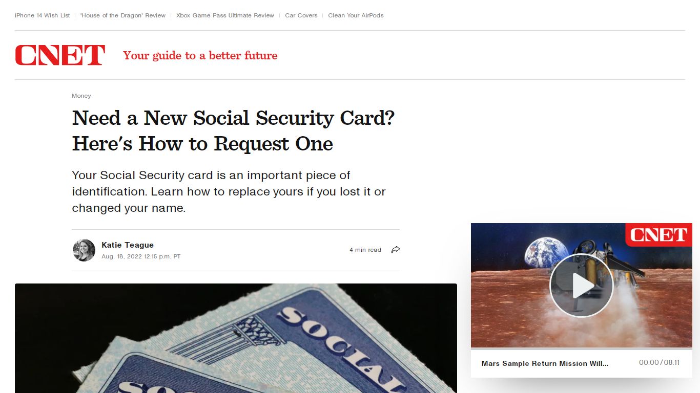 Need a New Social Security Card? Here's How to Get One